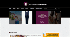 Desktop Screenshot of portaisdamoda.com.br